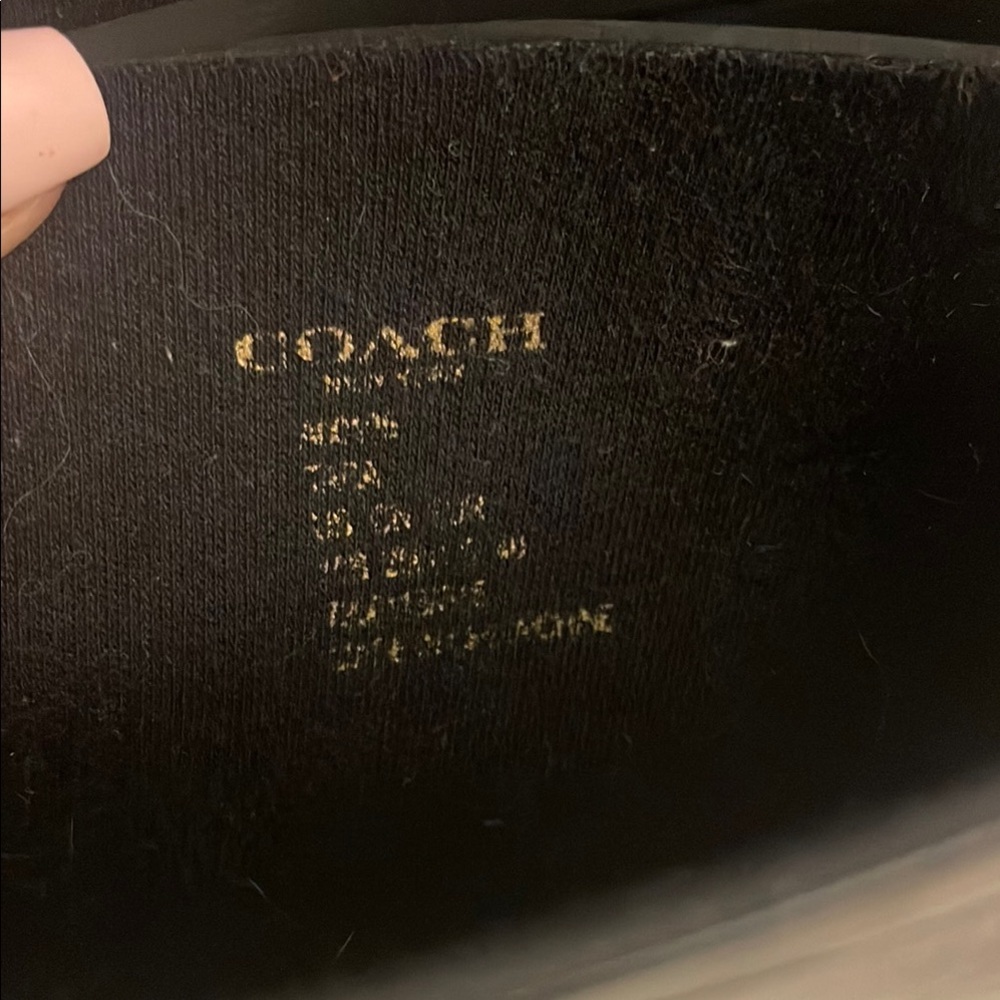 COACH TARA Black Rain rubber Boots with turn lock detail - Picture 6 of 12
